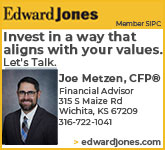 Edward Jones-Joe Metzen Tall Sponsorship Banner