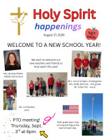 Holy Spirit Happenings August 27, 2026